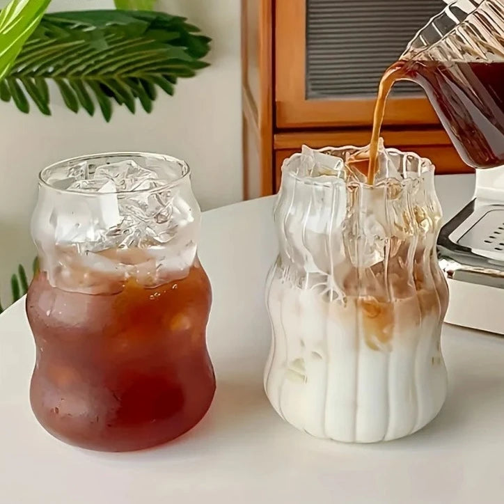 4PCS Heat-Resistant Tumbler Coffee Tea Glasses