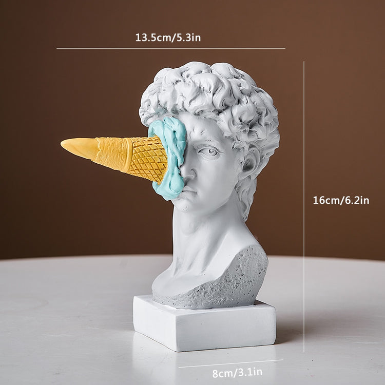 Quirky Nordic Ornament Ice Cream David Figurine
