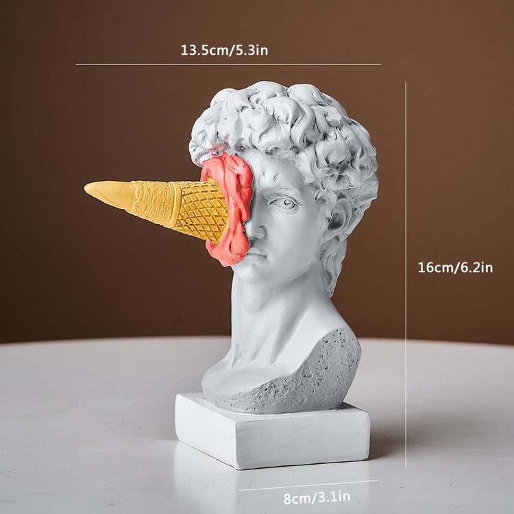 Quirky Nordic Ornament Ice Cream David Figurine