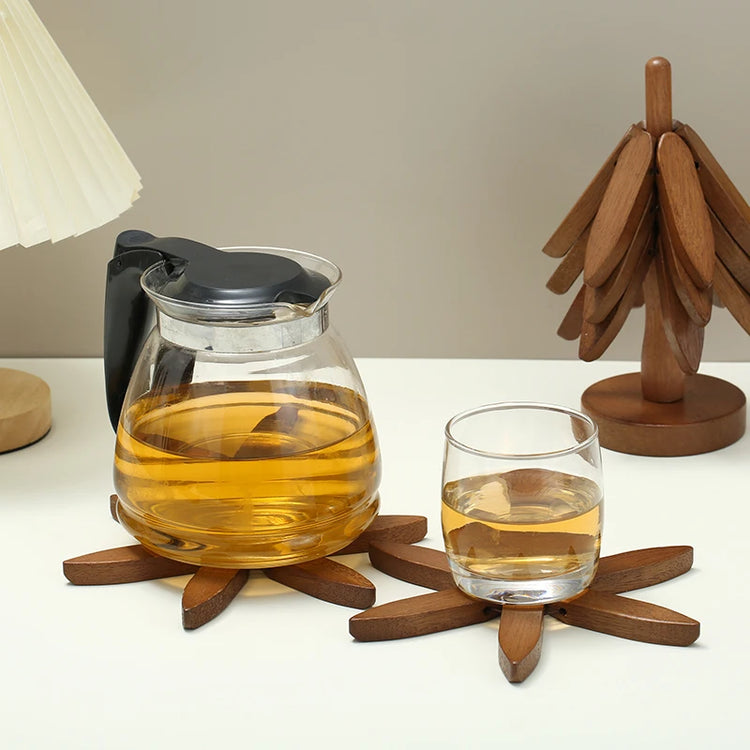 Tree Design Decorative Stand Wooden Trivets