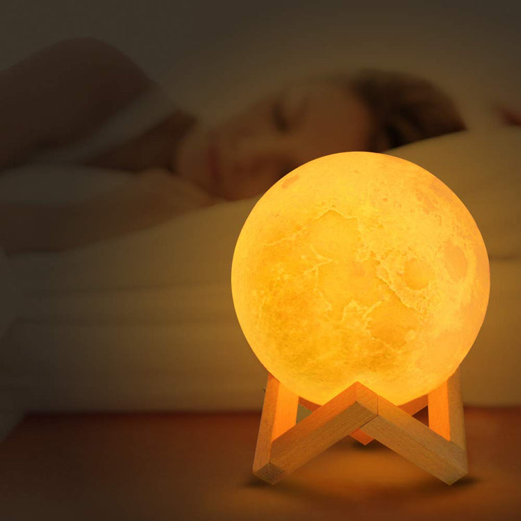 3D Print Moon Lamp (Touch Switch) - MAHOGANY STREET