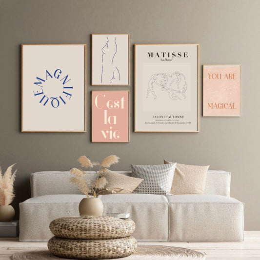 Aesthetic Matisse Wall Canvases - MAHOGANY STREET