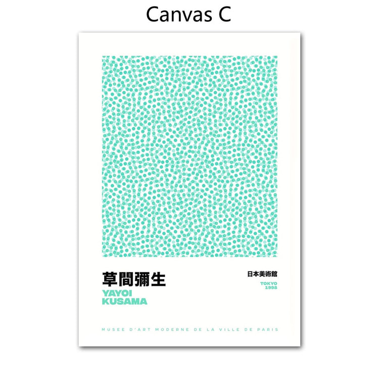 Yayoi Kusama Abstract Canvas Prints ( + more styles)