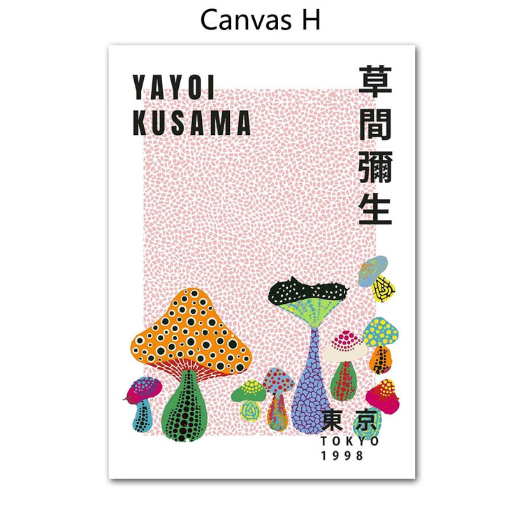 Yayoi Kusama Abstract Canvas Prints ( + more styles)