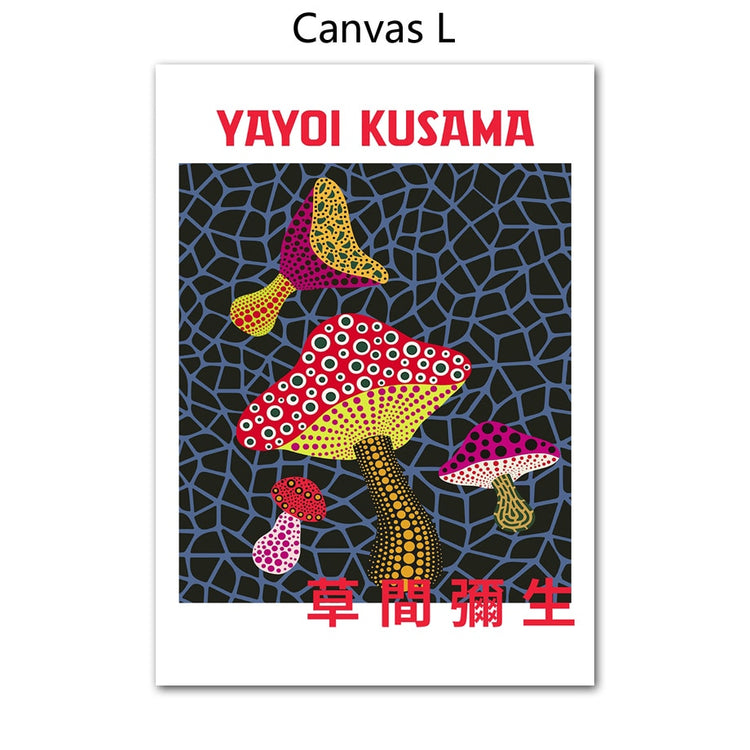 Yayoi Kusama Abstract Canvas Prints ( + more styles)