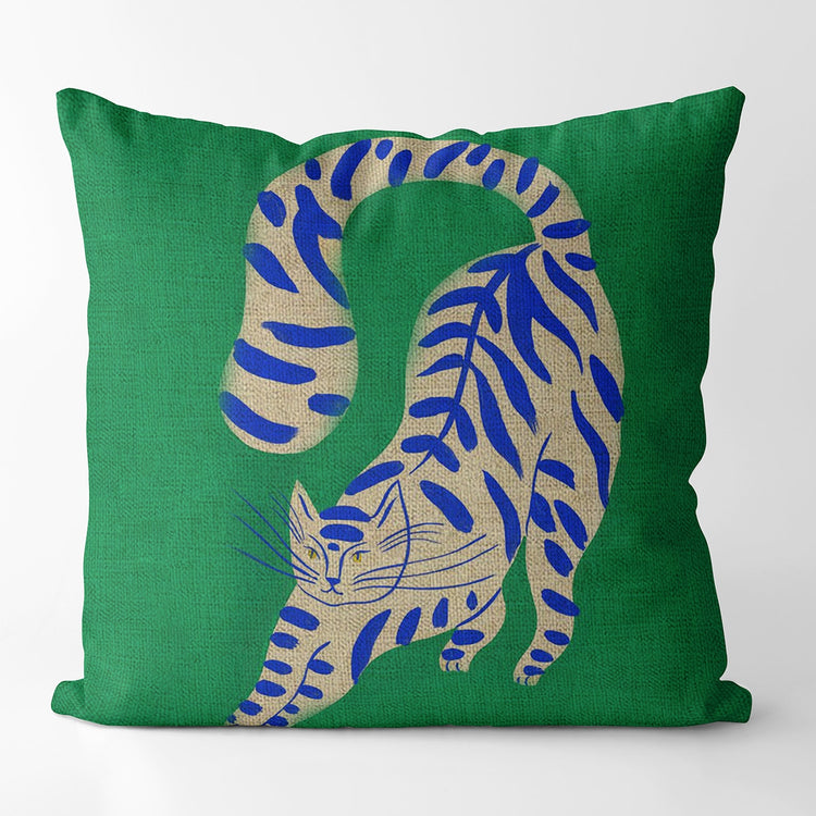 Cat Illustration Colorful Cushion Covers - MAHOGANY STREET