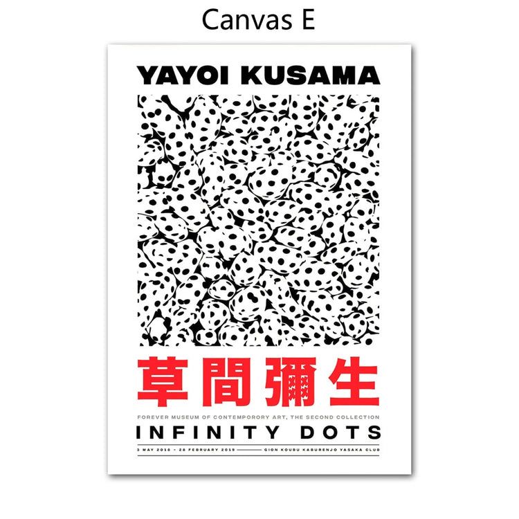 Yayoi Kusama Abstract Canvas Prints ( + more styles)