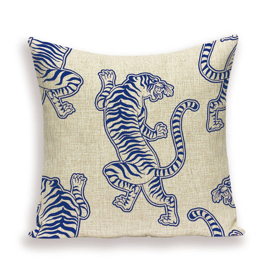 Colorful Tiger Cushion Covers - MAHOGANY STREET