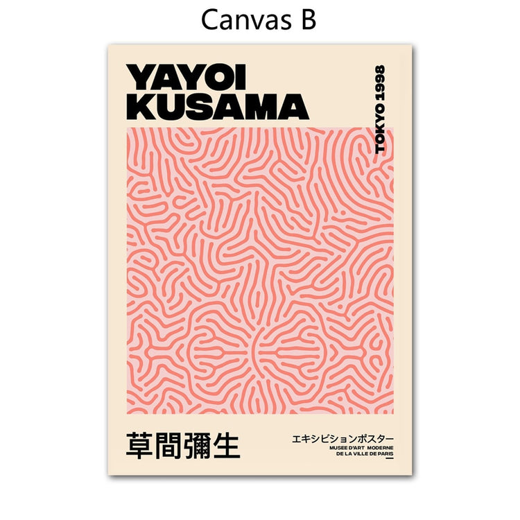 Yayoi Kusama Abstract Canvas Prints ( + more styles)