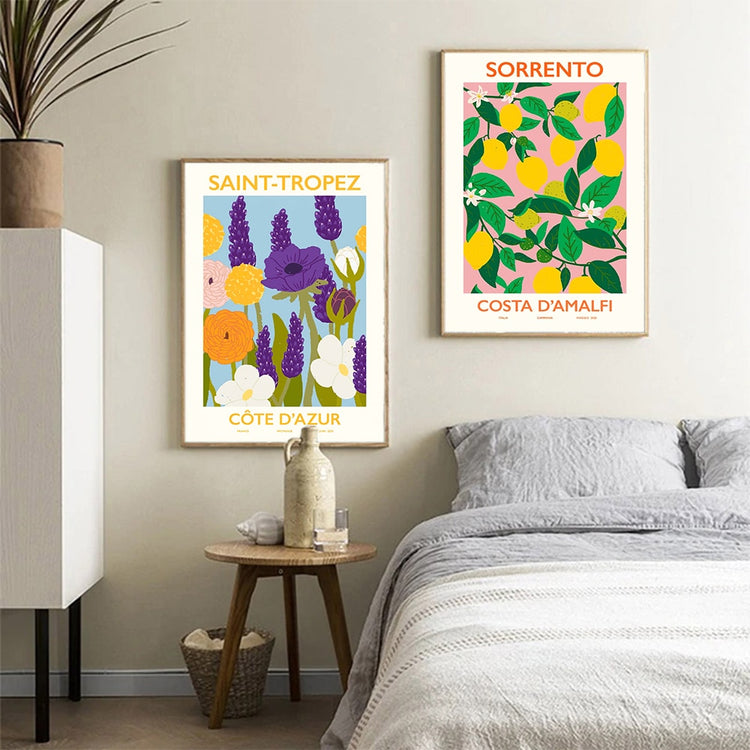 Retro European Style Canvas Prints - MAHOGANY STREET