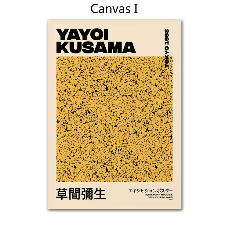 Yayoi Kusama Abstract Canvas Prints ( + more styles)