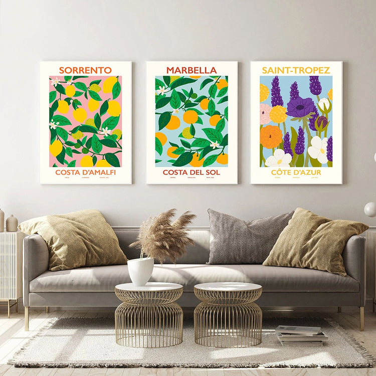 Retro European Style Canvas Prints - MAHOGANY STREET