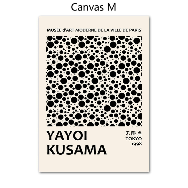 Yayoi Kusama Abstract Canvas Prints ( + more styles)