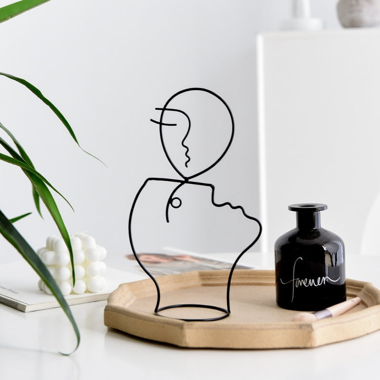 Abstract Metal Wire Face Decorations - MAHOGANY STREET