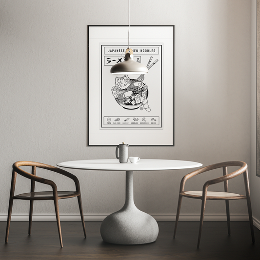 Japanese Ramen Inspired Canvas Prints