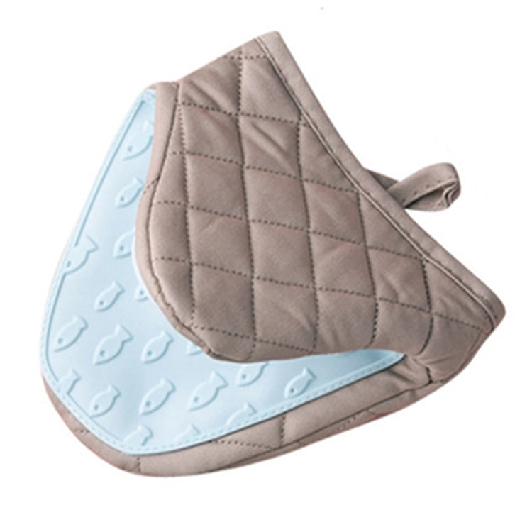 Silicone No Burn Oven Mitts - Set of 2 - MAHOGANY STREET