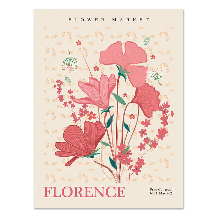 Flower Market Cities Botanical Canvas Posters