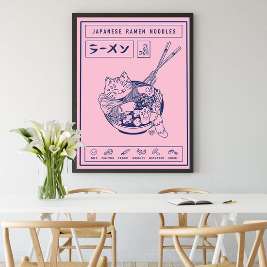 Japanese Ramen Inspired Canvas Prints - MAHOGANY STREET