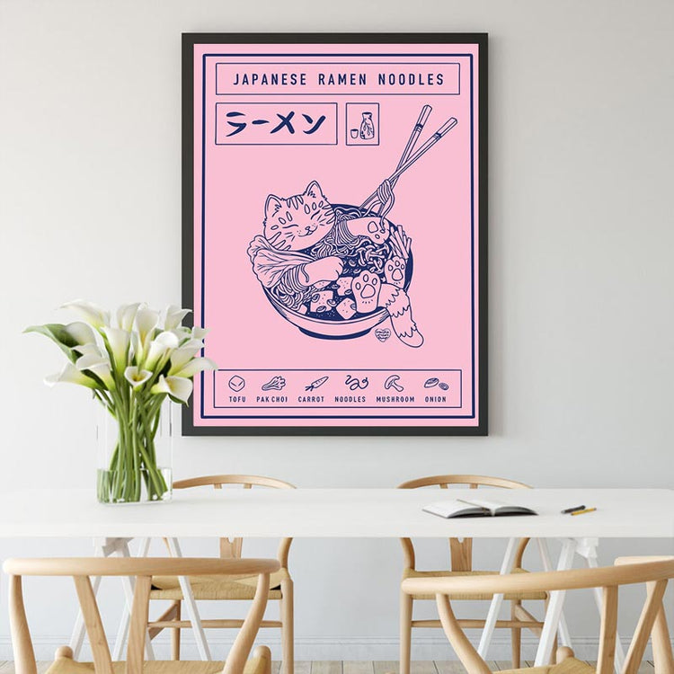 Japanese Ramen Inspired Canvas Prints - MAHOGANY STREET
