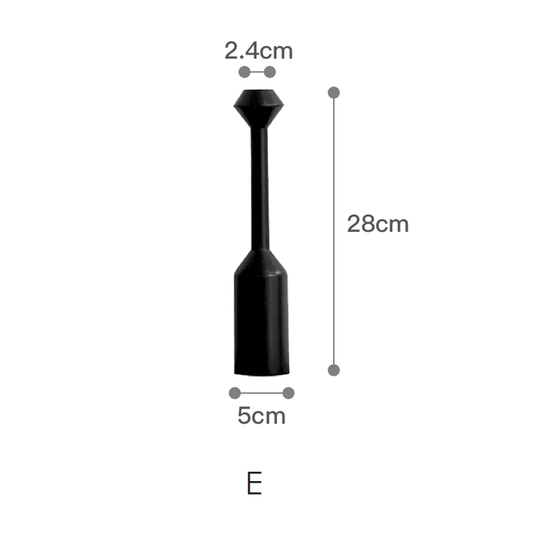 Black Wood Nordic Candleholders - MAHOGANY STREET
