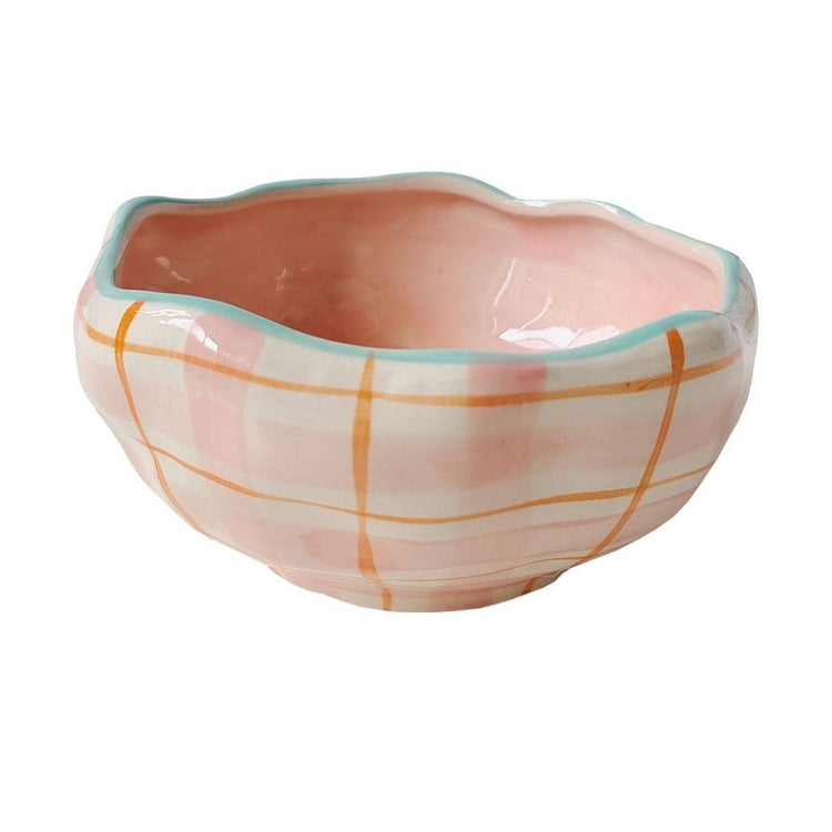 Bright and Vibrant Irregular Ceramic Dinner Bowls