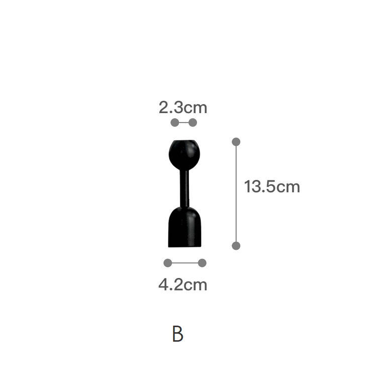 Black Wood Nordic Candleholders - MAHOGANY STREET