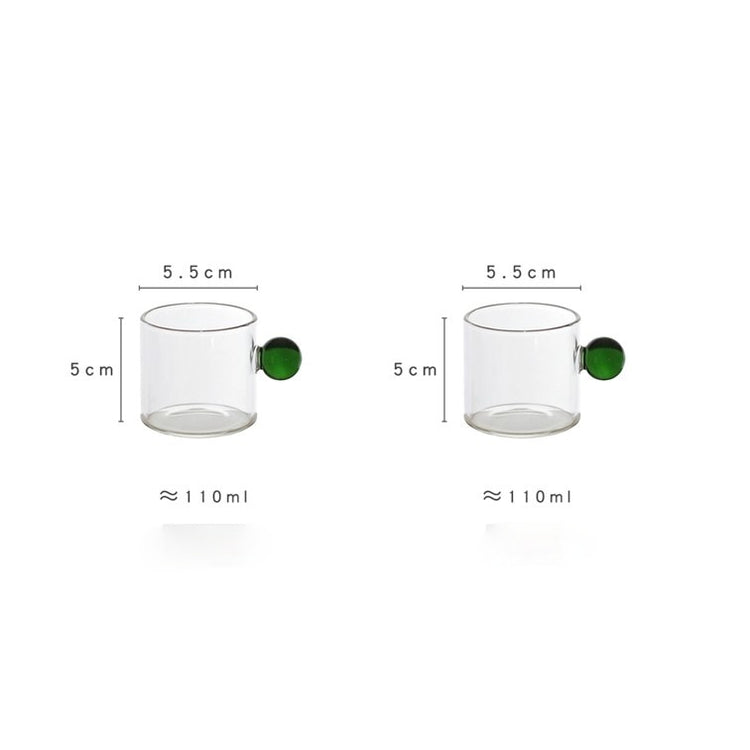 Glass Espresso Cups - Set of 2 - MAHOGANY STREET