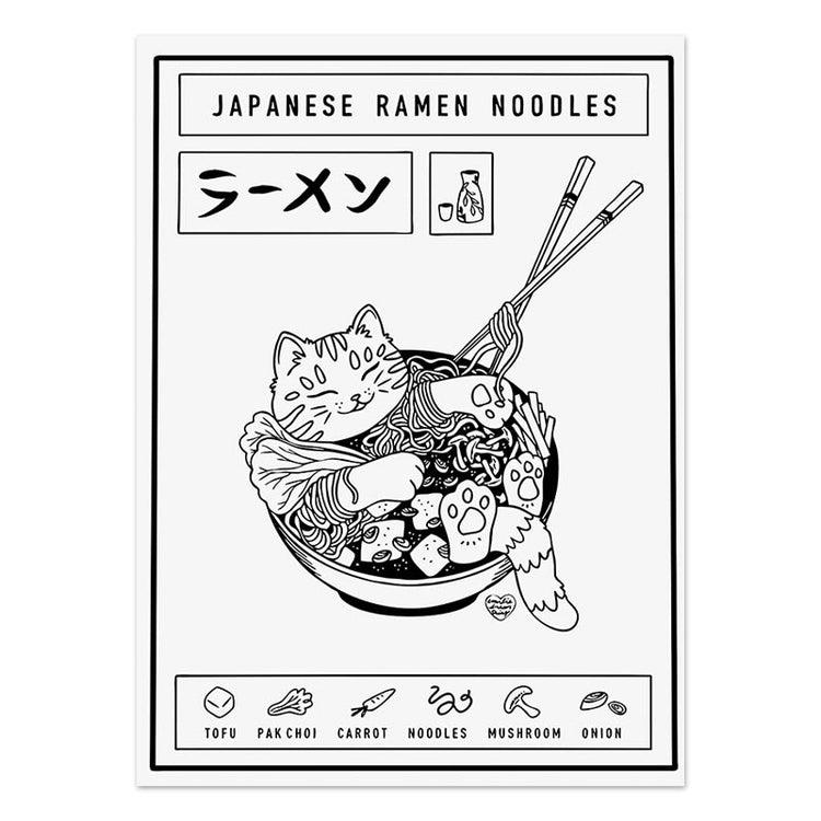 Japanese Ramen Inspired Canvas Prints - MAHOGANY STREET