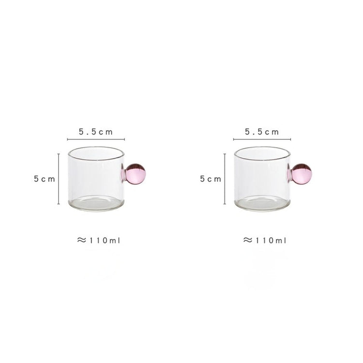Glass Espresso Cups - Set of 2 - MAHOGANY STREET