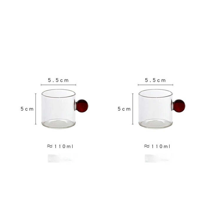 Glass Espresso Cups - Set of 2 - MAHOGANY STREET