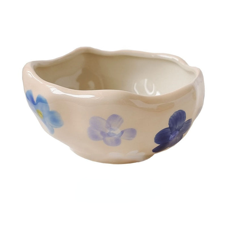 Bright and Vibrant Irregular Ceramic Dinner Bowls
