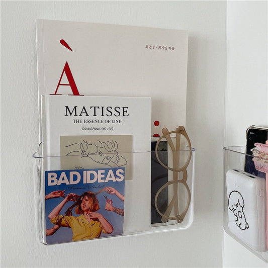 Transparent Wall-Mounted Acrylic Storage - Set of 2 - MAHOGANY STREET