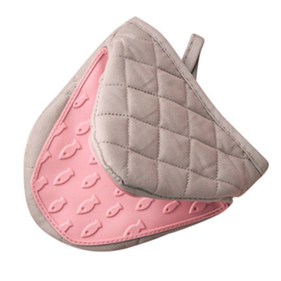 Silicone No Burn Oven Mitts - Set of 2 - MAHOGANY STREET