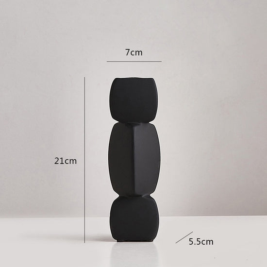 Modern Design Building Block Vase - MAHOGANY STREET