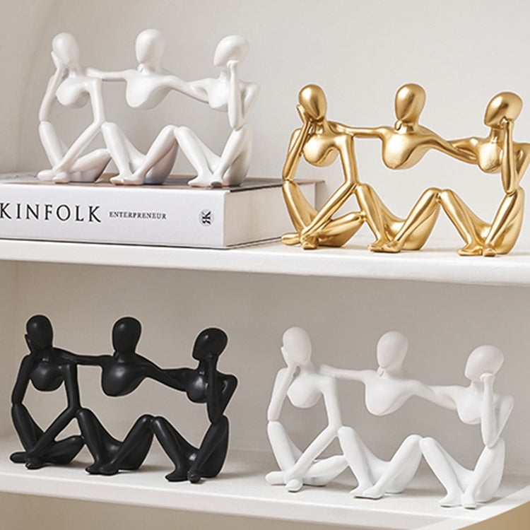 Friendship Abstract Nordic Style Resin Figurine