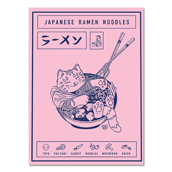 Japanese Ramen Inspired Canvas Prints - MAHOGANY STREET