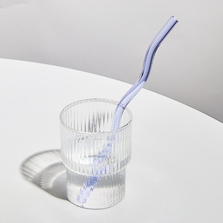 Colorful Artistic Design Glass Straws - MAHOGANY STREET