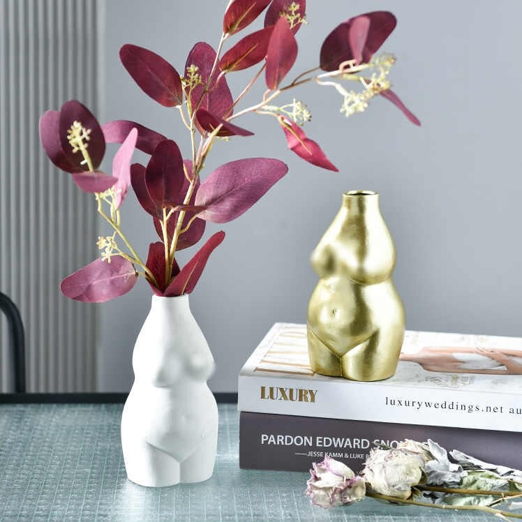 Resin Body Shaped Vases - MAHOGANY STREET