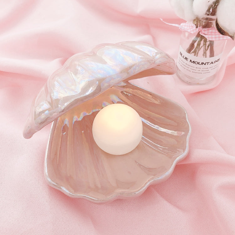 Decorative Ceramic Clam Shaped Lamp