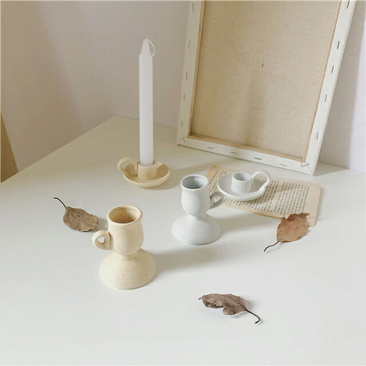 Ceramic Candleholders - MAHOGANY STREET