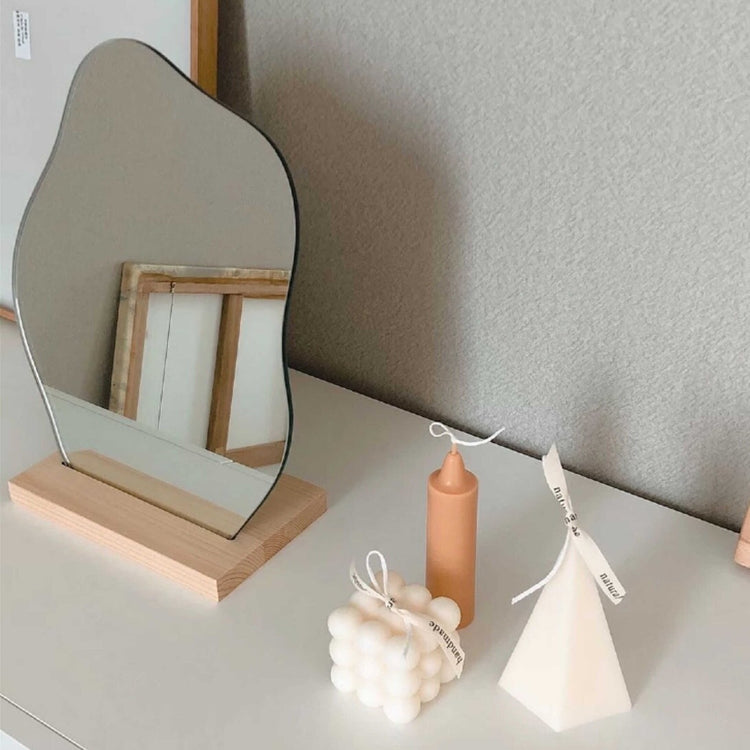 Irregular Shape Makeup Mirror - MAHOGANY STREET
