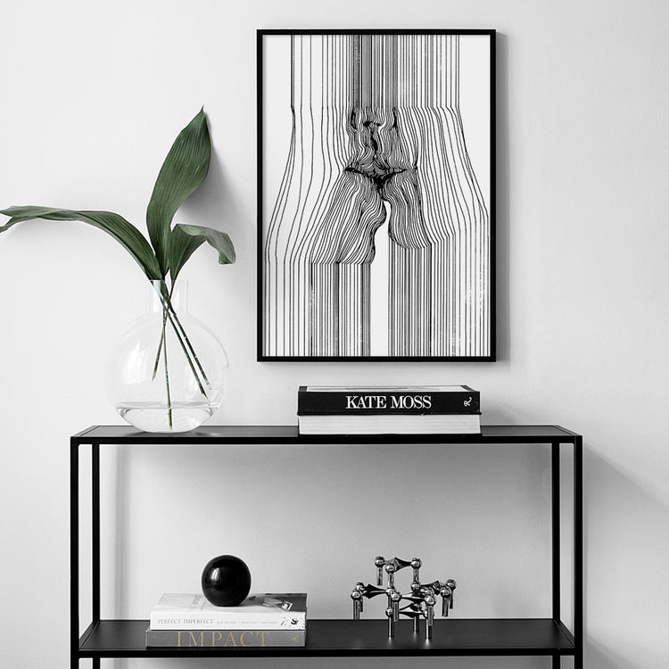 Abstract Body Lines Canvas Artworks - MAHOGANY STREET
