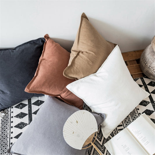 Stylish Luxe Linen Cushion Covers - MAHOGANY STREET