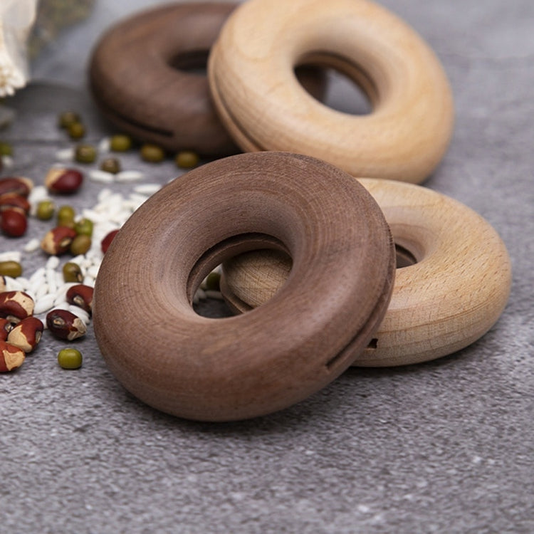 Wooden Doughnut Bag Clips - Set of 2 - MAHOGANY STREET