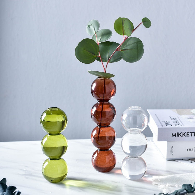 Glass Bubble Vase - MAHOGANY STREET