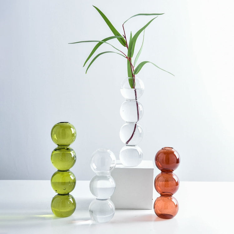 Glass Bubble Vase - MAHOGANY STREET