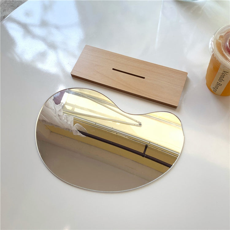 Irregular Shape Makeup Mirror - MAHOGANY STREET