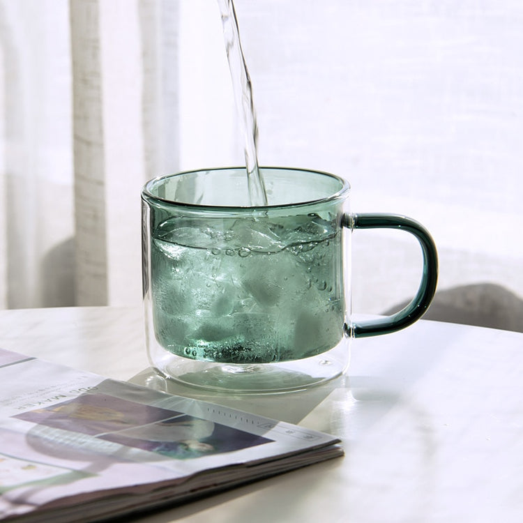 Double Wall Colorful Glass Cups - MAHOGANY STREET