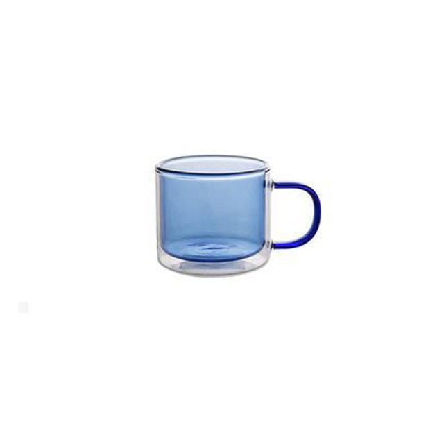 Double Wall Colorful Glass Cups - MAHOGANY STREET
