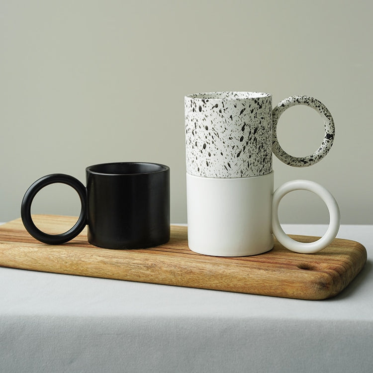 Modern Design Oversized Handle Mugs - MAHOGANY STREET